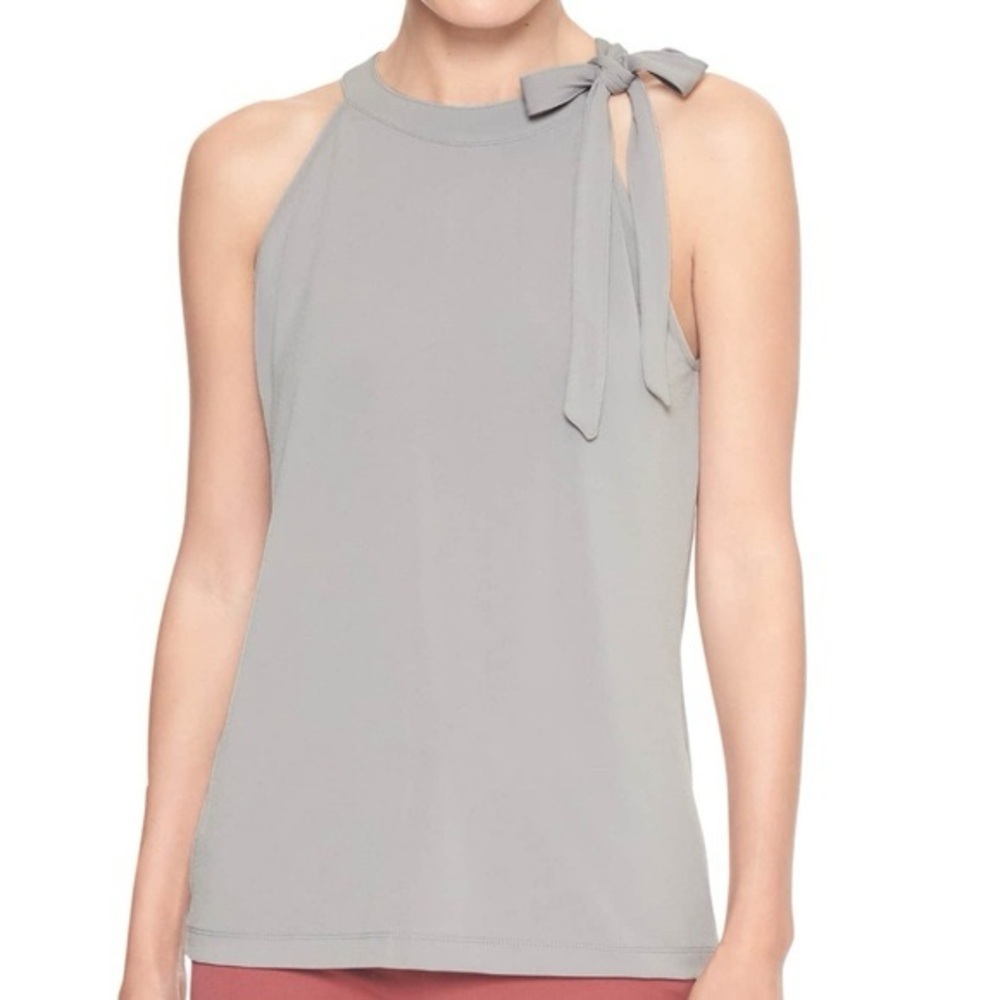 Banana Republic Gray Sleeveless Halter Top size 8
